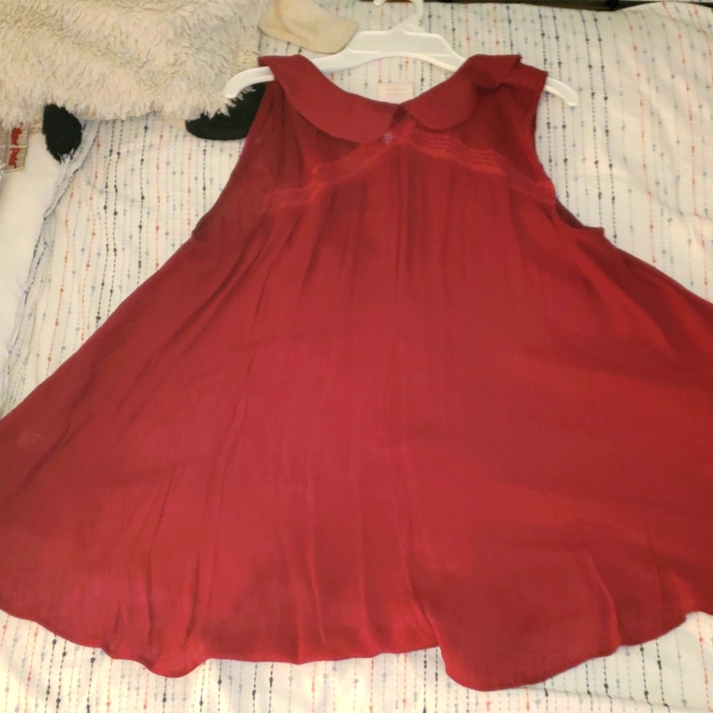 Lauren Conrad medium maroon blouse